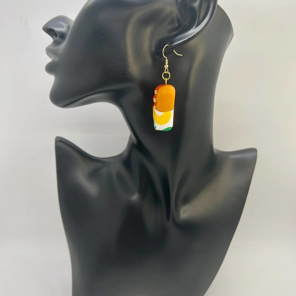 Subway Meatball Sub Sandwich Earrings - Foodie Mini Brands Earrings - Picture 8 of 10
